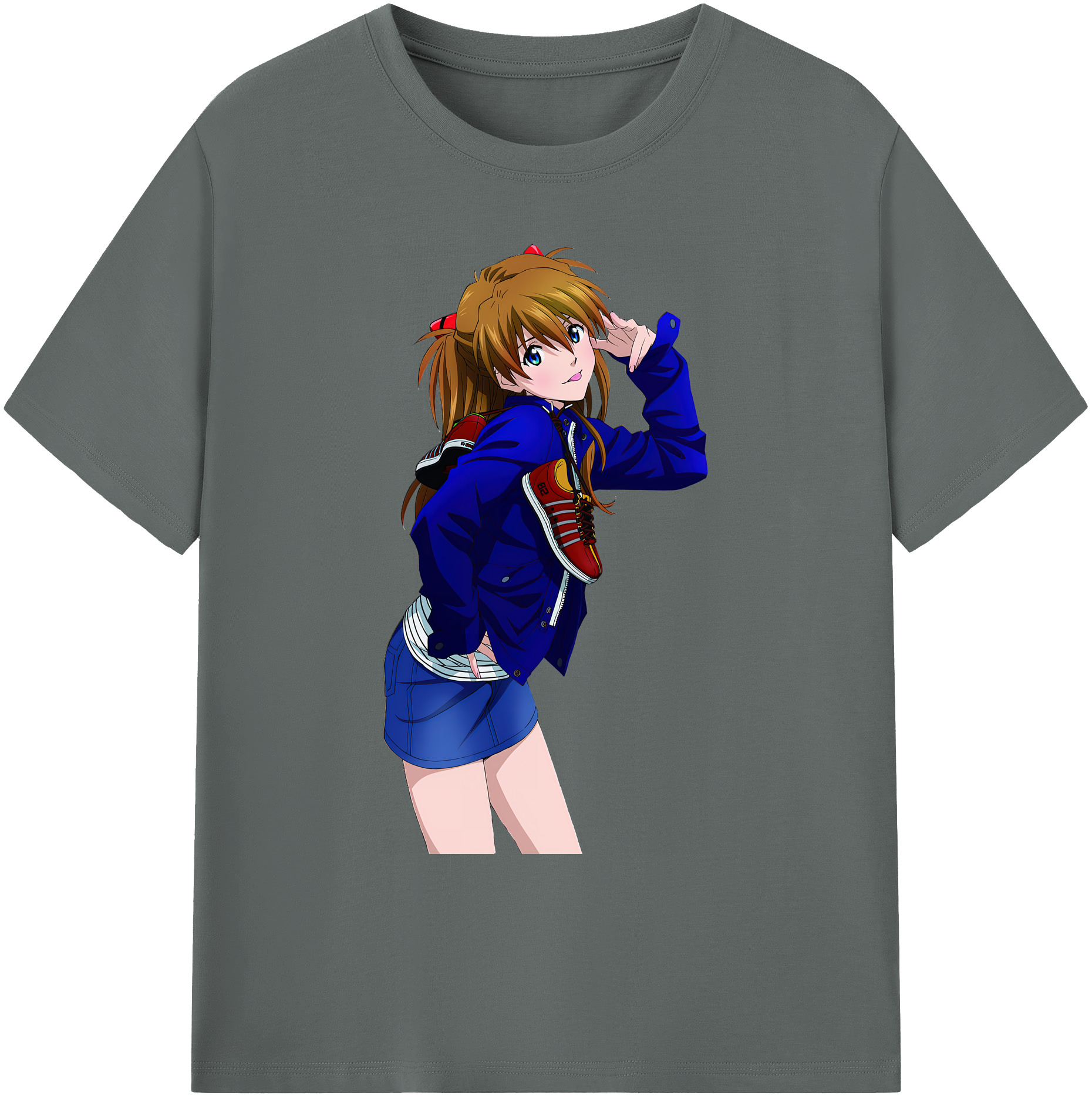 （画像用） EVA 新世紀エヴァンゲリオン 綿100％ メンズ半袖Tシャツ｜肌触りやわらか＆通気性